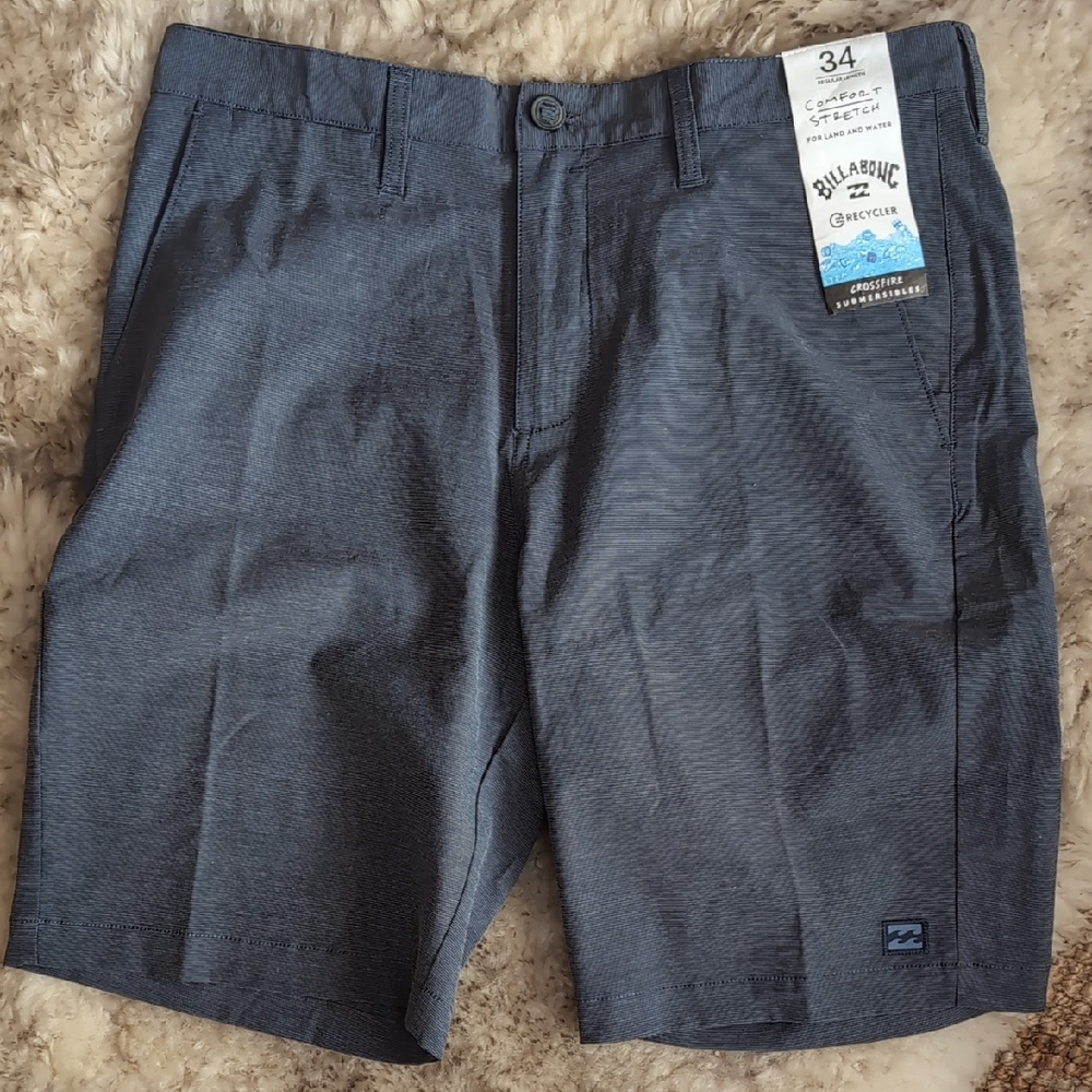 Billabong Men's Charcoal Hybrid Shorts